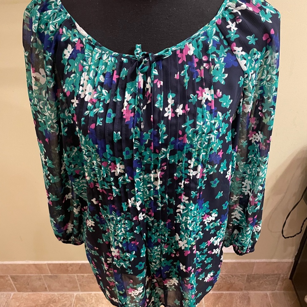 Floral charter club top like new ⭐️